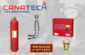 CANATECH FM200 FIRE SUPPRESSION SYSTEM
