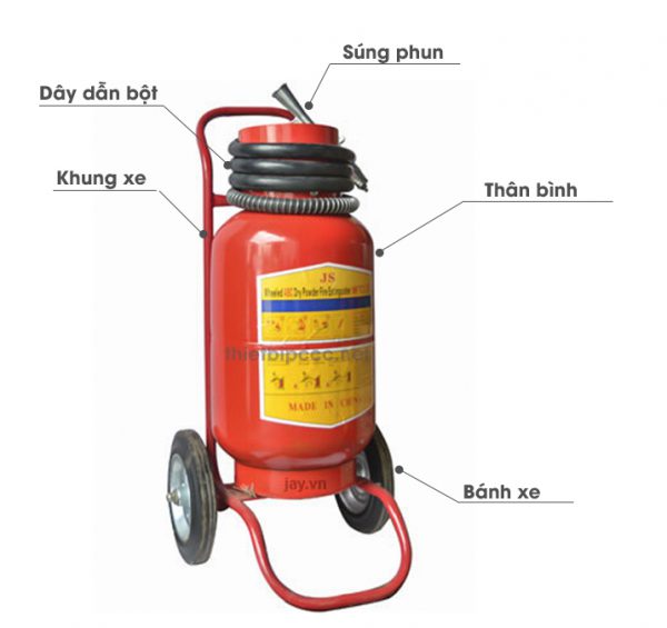 bình chữa cháy 35kg bột BC MFTZ35